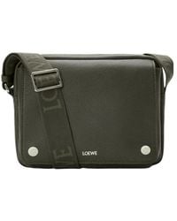 Loewe - Logo Printed Xs Messenger Bag - Lyst