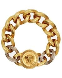Versace - Medusa Chain-Linked Bracelet - Lyst