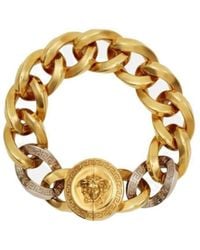 Versace - Medusa Chain-Linked Bracelet - Lyst