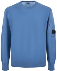 C.P. Company - Lens Detail Knitwear - Lyst
