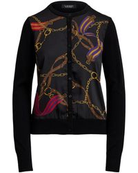 Ralph Lauren - Ofryah Real Leather Crew Neck Jumper - Lyst