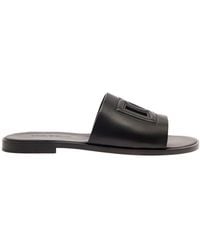 Dolce & Gabbana - Dg Cut-Out Detailed Slides - Lyst