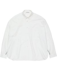 Acne Studios - Logo-Detail Cotton Shirt - Lyst