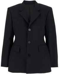 Balenciaga - Hourglass Single-Breasted Jacket - Lyst