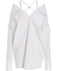 Prada - Long-Sleeved Buttoned Shirt - Lyst