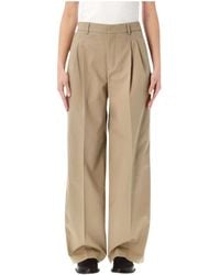 Ami Paris - Pleated Trousers - Lyst