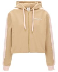 CASABLANCA - Punto Side-Stripe Zip-Up Hoodie - Lyst