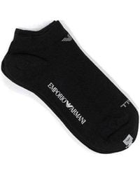 Emporio Armani - Logo Knitted Socks - Lyst