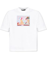 Versace - Pattern-Printed Crewneck T-Shirt - Lyst