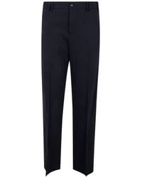 PT01 - Wool Straight-Leg Trousers - Lyst