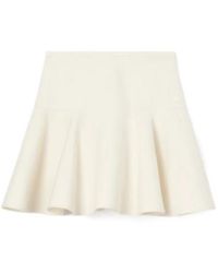Burberry - Fit-And-Flare Cotton Mini Skirt - Lyst