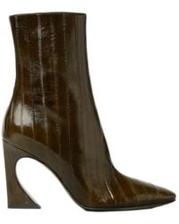 Fendi - Arco' Heeled Ankle Boots - Lyst