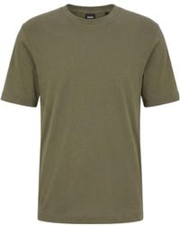 BOSS - Crew-Neck Short-Sleeve T-Shirt - Lyst