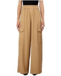 Liu Jo - Elasticated Waistband Wide-Leg Pants - Lyst