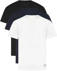 Jil Sander - Logo Patch Crewneck T-Shirt (3 Pack) - Lyst