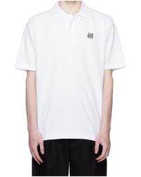 Maison Kitsuné - Bold Fox Head Patch Polo Shirt - Lyst