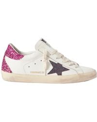 Golden Goose - The Logo Imitates Old Sequins And Low-Top Casual Sneakers - Lyst