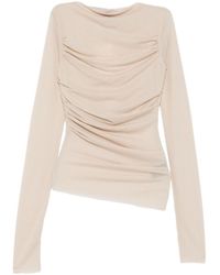 Soeur - Gaia Draped Long Sleeve Top - Lyst