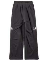 Balenciaga - X Under Armour Logo Embroidered Sweatpants - Lyst