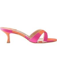 Manolo Blahnik - Emilia Wickstead Callamu 50 Striped Grosgrain Mules - Lyst