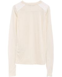 Phoebe Philo - Panelled Long-Sleeve Top - Lyst