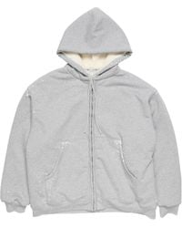 Acne Studios - Vintage Fleece Logo Hoodie - Lyst