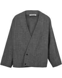 Fear Of God - Short Collarless Jacket - Lyst