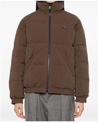 Prada - Zip-Up Reversible Puffer Jacket - Lyst