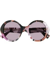 Gucci - Eyewear Round Frame Sunglasses - Lyst