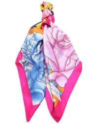 Dior - Printed Silk Scarf - Lyst