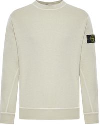 Stone Island - Compass Patch Crewneck Sweatshirt - Lyst