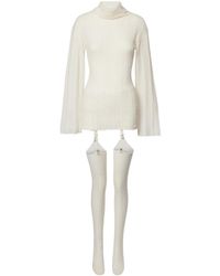 AYA MUSE - Long Sleeve Dress With Socks - Lyst