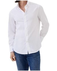 Brunello Cucinelli - Twill Basic Fit Shirt - Lyst