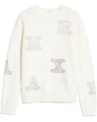 Max Mara - Cashmere Long-Sleeved Sweater - Lyst