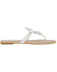 Tory Burch - Miller Logo Slide Sandals - Lyst