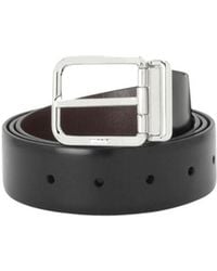 Prada - Leather Buckle Belt - Lyst