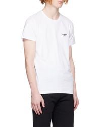 Balmain - Logo-Print Organic Cotton T-Shirt - Lyst
