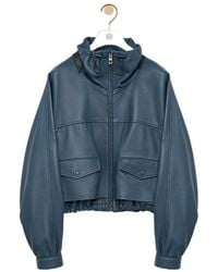 Loewe - High Collar Nappa Jacket - Lyst