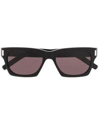 Saint Laurent - Eyewear Sl 402 Rectangular Frame Sunglasses - Lyst