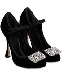 Giambattista Valli - Embellished Velvet Pumps - Lyst