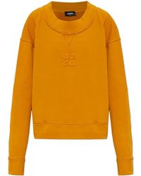 DSquared² - Embroidered-Logo Cotton Sweatshirt - Lyst