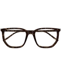 Saint Laurent - Eyewear Sl 802 Square Glasses And Frames - Lyst