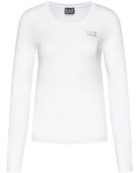 Emporio Armani - Logo Long-Sleeved T-Shirt - Lyst