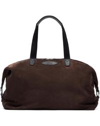 Brioni - And Cashmere Suede Via Veneto Duffle Bag - Lyst