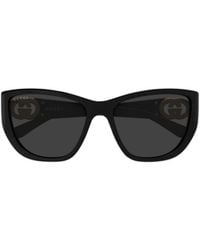 Gucci - Eyewear Cat Eye Frame Sunglasses - Lyst