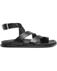 Alohas - Strappy Ankle-Strap Flat Sandals - Lyst