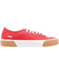 Palm Angels - Logo-Print Lace-Up Sneakers - Lyst