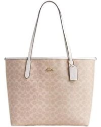 COACH - Double Handle Tote Bag - Lyst