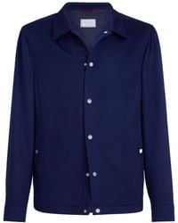 Brunello Cucinelli - Flannel-Texture Cashemere Shirt Jacket - Lyst