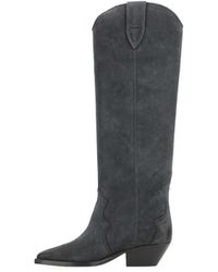 Isabel Marant - Denvee Pointed-Toe Knee-Length Boots - Lyst